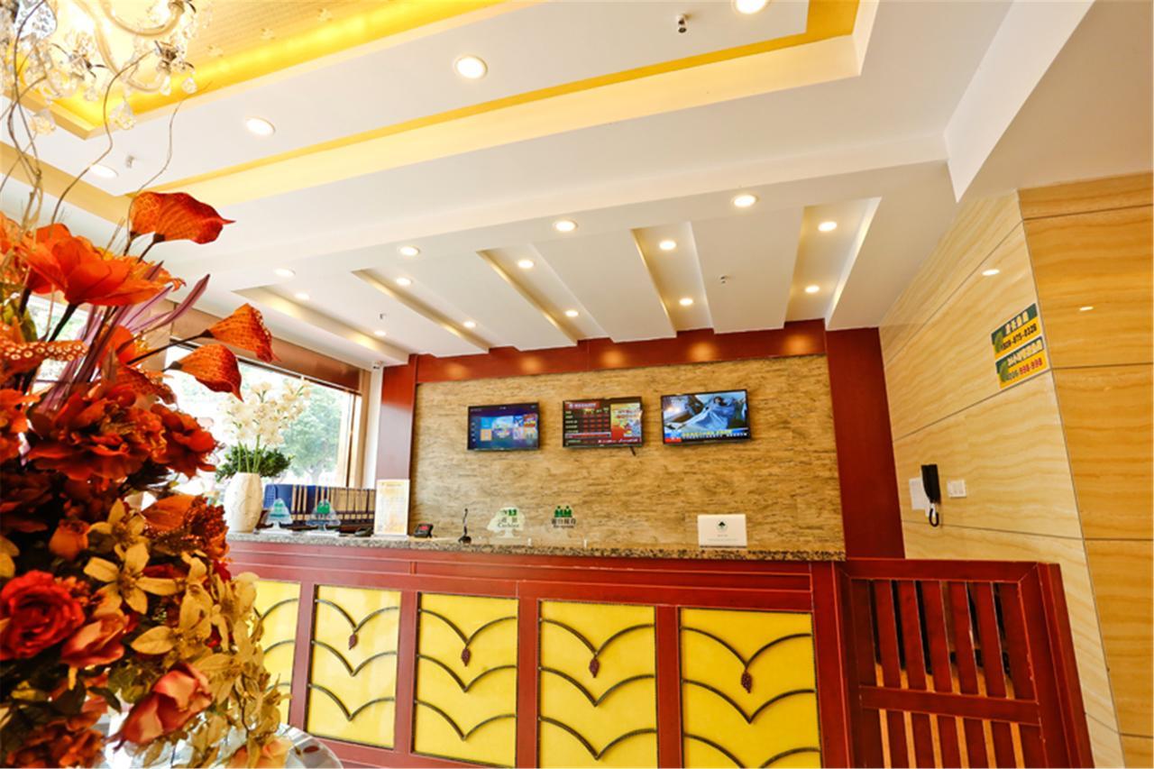 Greentree Inn Zhejiang Taizhou Tiantai Bus Station Express Hotel Eksteriør billede